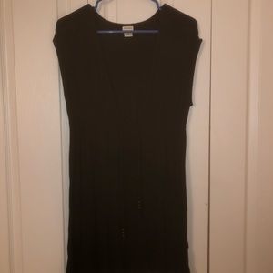 Black swim suit cover up